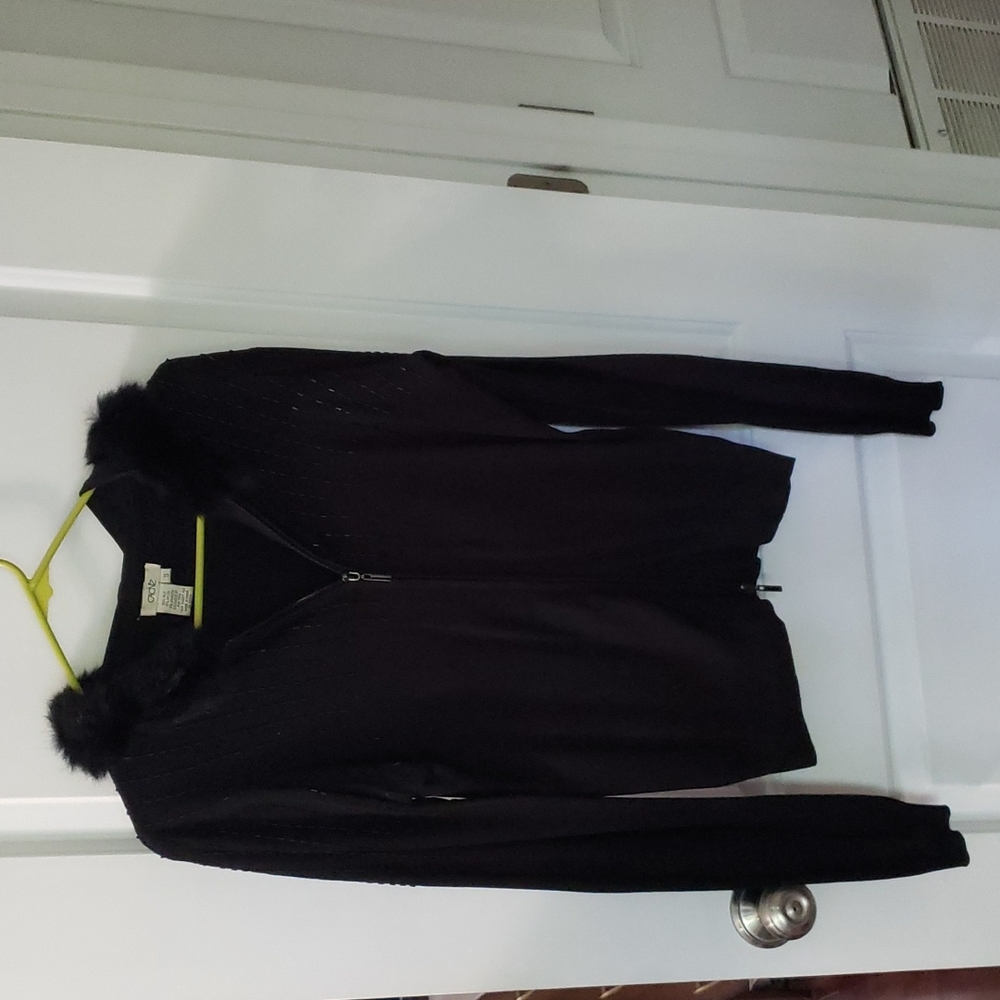 Cache Rabbit Trimmed Zip Up Hoodie